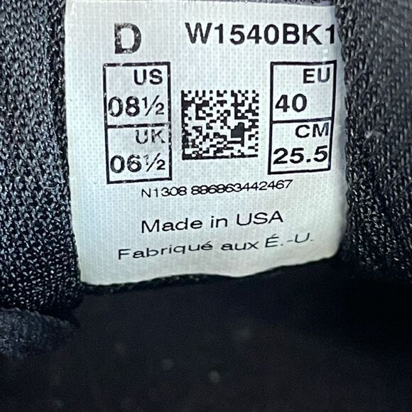 New Balance Women’s 1540 Heritage Collection Black Size 8.5 D - Picture 8 of 8